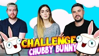 CHUBBY BUNNY CHALLENGE W/ Yo I'm Jo & Scuba Steve