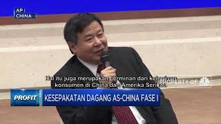 China Berkomitmen Menjalankan Kesepakatan Dagang Fase I