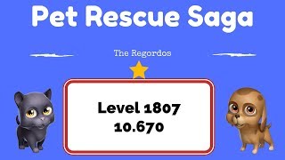 Pet Rescue Saga Level 1807 - No Boosters