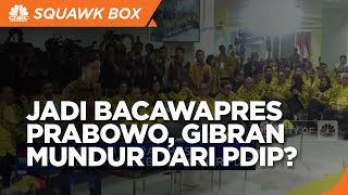 Bakal Jadi Bacawapres Prabowo, Gibran Mundur dari PDIP?