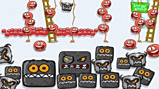 99999 КРАСНЫХ ШАРИКОВ в BAD PIGGIES - в игре Красный Шар и его Машинка Строим с Спуди - Red Ball 4