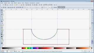 inkscape   вырез в контуре