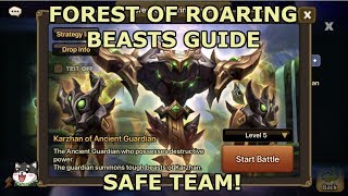 Summoners War - SAFE KARZHAN TEAM - Forest of Roaring Beasts 5