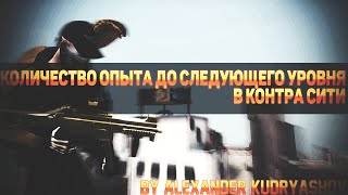 Количество опыта до следующего уровня в Контра Сити