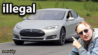 Teslas are Illegal to Drive on the Road Now