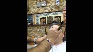 Wet shaving athens barber shop  theocharis vasilis