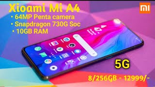 Xiaomi Mi A4, 64MP Quad camera,SD730G, 5000Mah Battery, 32MP Popup Selfai????