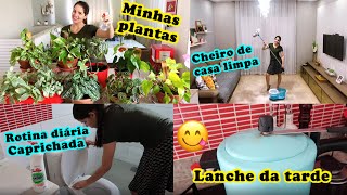 ROTINÃO: DEIXEI A CASA TODA LIMPÍSSIMA E ARRUMADA | CUIDEI DAS PLANTAS | LANCHE SAUDÁVEL E MAIS