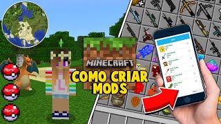 COMO CRIAR MODS (MODPACK) PARA O MINECRAFT PE - MCPE 1.14.0.2/1.14.0