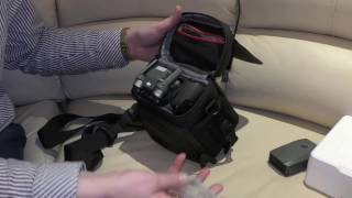 Вместимость сумки DJI Mavic и первый полёт дома с тестом видео