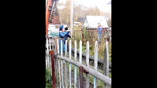 Монтаж опор воздушных линий