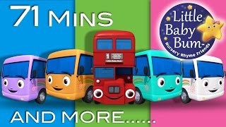 Little Baby Bum | 10 Little Buses | Nursery Rhymes for Babies | ABCs and 123s