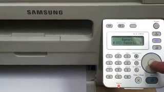 TECH MODE SCX 3405F 3405FW SCX4655F SCX4655FN print report  cofiguration supplies Information