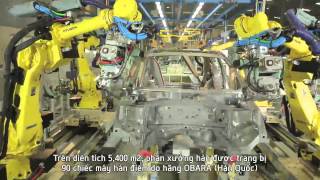 Dây chuyền Hàn nhà máy Hyundai Thành Công