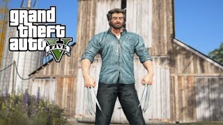 LOGAN / WOLVERINE MOD !! INCRIVEL (GTA 5 Mods)