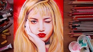 BLACKPINK : Lisa - speed drawing | drawholic