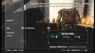 Skyrim how to enchant and disenchant