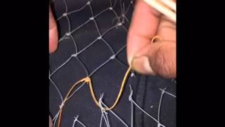 How to patch fishing net