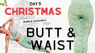 30 minute ROUND BOOTY & SMALL WIAST workout (bands optional)