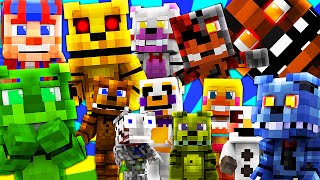 FNAF World - FULL MOVIE! (Minecraft Roleplay) Night 1-10