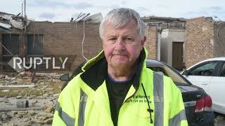 USA: Arkansas nursing home left battered in aftermath of deadly tornado