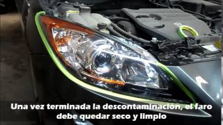 Pulido de faros profesional