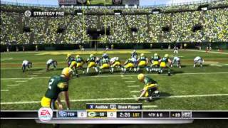 Madden 11 Gameplay Titans At Packers  Quarter 1