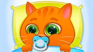 КОТЕНОК БУБУ #79 / Котик заболел. Лечим кота / Делаем пасху батон -мультик игра для детей #ПУРУМЧАТА