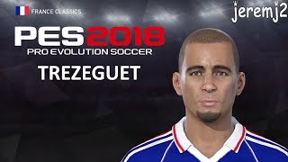 D. TREZEGUET Face + stats edit  PES 2018 ou 2019 (France classics)