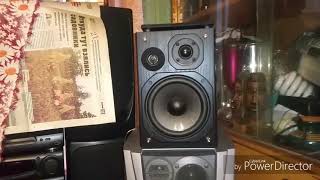 Aiwa BL40 с колонками Panasonic pmx 3, тестим.№215