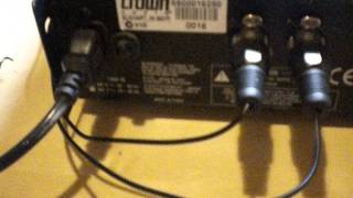 Crown XLS 602 Poweramp - nach der Reparatur