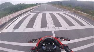 Honda CBR FireBlade 205KMPH 3rd Gear. High Speed RUN.