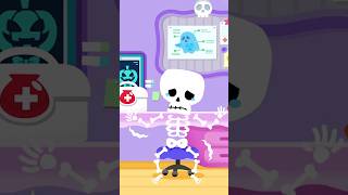 Ay Me Duele ¿Qué le Pasó al Esqueleto? #halloween #shorts #pinkfong