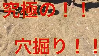 ブレイクダンスの技を使ってどれだけ砂浜の穴は掘れるのか！？【ACE SPEC】