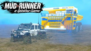 Гелик 6х6 против Tesla Cybertruck #2 - SpinTires: MudRunner
