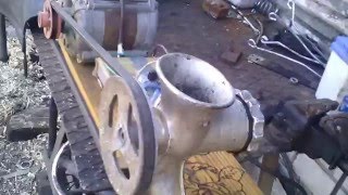 самодельная мясорубка с электроприводом / homemade electric grinder