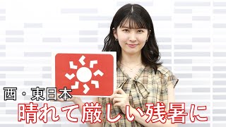 お天気キャスター解説 あす8月24日(月)の天気