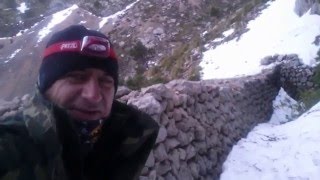 vivac  en cueva de nieve