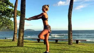 Treino da Ring Girl do UFC Jhenny Andrade