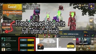 PUBG Mobile game me kisi Ko friend request kaise bheje | How to send friend request in Pubg mobile