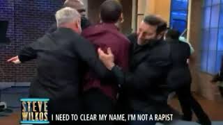 A very rare fight on the steve wilkos show OMG