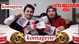 KOMAGENE ULTRA MEGA DÜRÜM YEME CHALLANGE (SÜRPRİZ PARA ÖDÜLLÜ)-EĞLENCELİ İKİLİ
