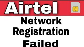 How to fix Airtel sim register failed solution