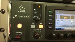 Behringer X32 Rack in Gator Case U10