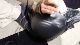 【模様替えdeco】Carbon helmet 3M ダイノック カッティングシート 貼り方