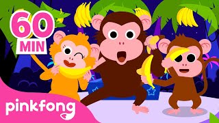 1 HORA⏰ de Mono Bananas | Bebé Mono | Monkey Banana | Canciones Infantiles | Pinkfong en español