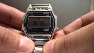 Montana watch . Часы " Монтана " - послушать семь мелодий .
