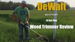 DeWalt 20 Volt Max String Trimmer DCST920P1 Review