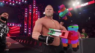 LOL Custom Entrances! PARTY TIME Roman, Brock + Braun! WWE2K22