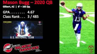 Mason Bugg - 2020 QB, USA Football Nat'l Dev Games